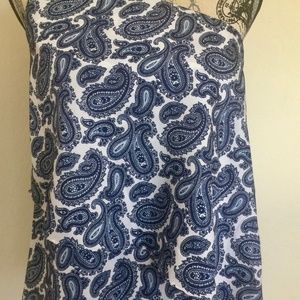 Banana Republic Paisley One Shoulder Top - NWT